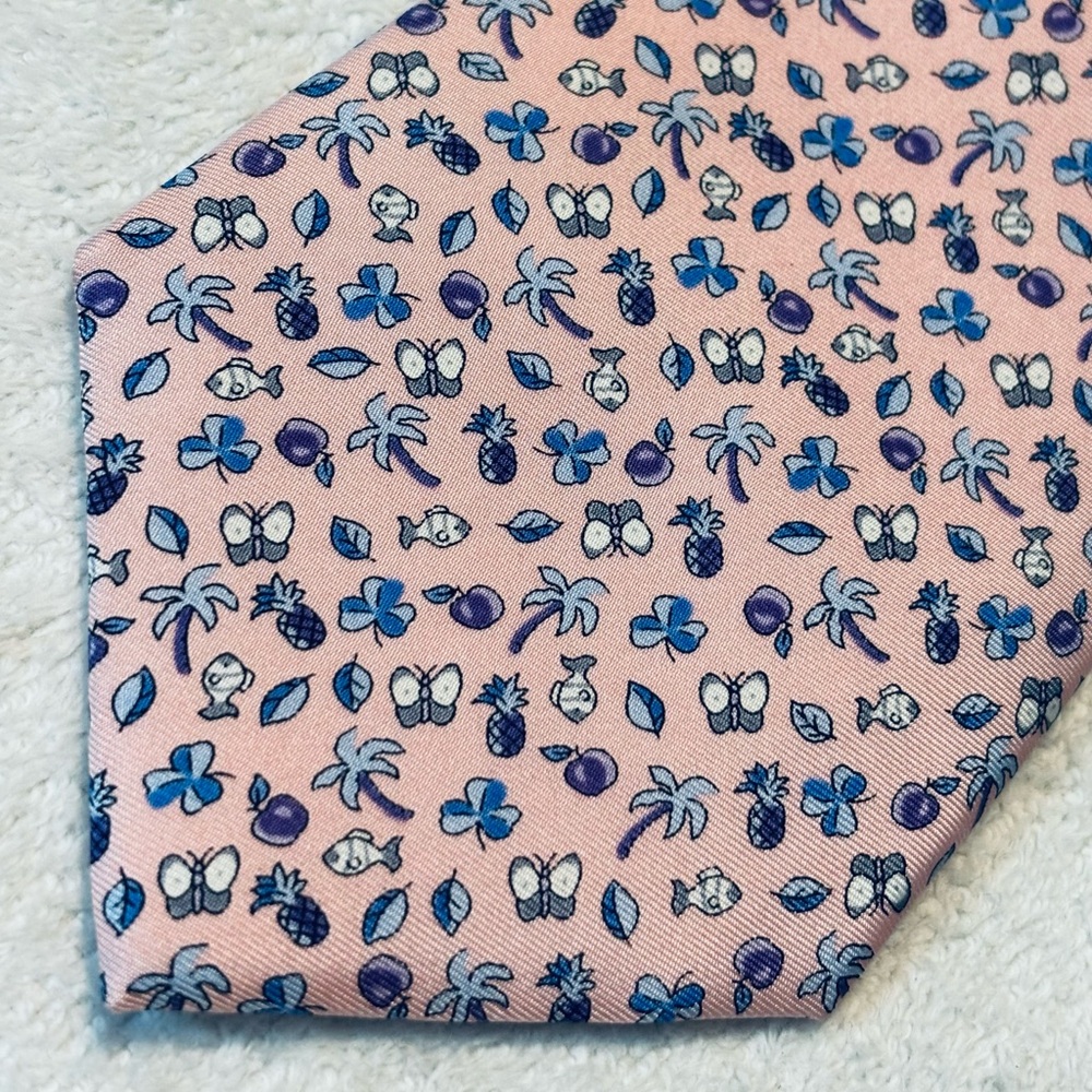 Brand New Custom Made Tropical & Floral Tie By ANYTHING BUT MONDAY